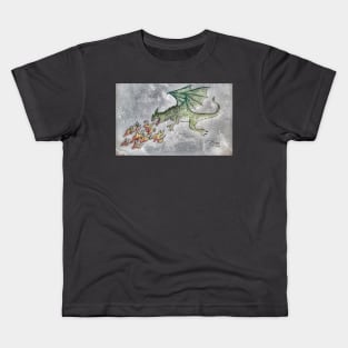 Fire-breathing dragon Kids T-Shirt